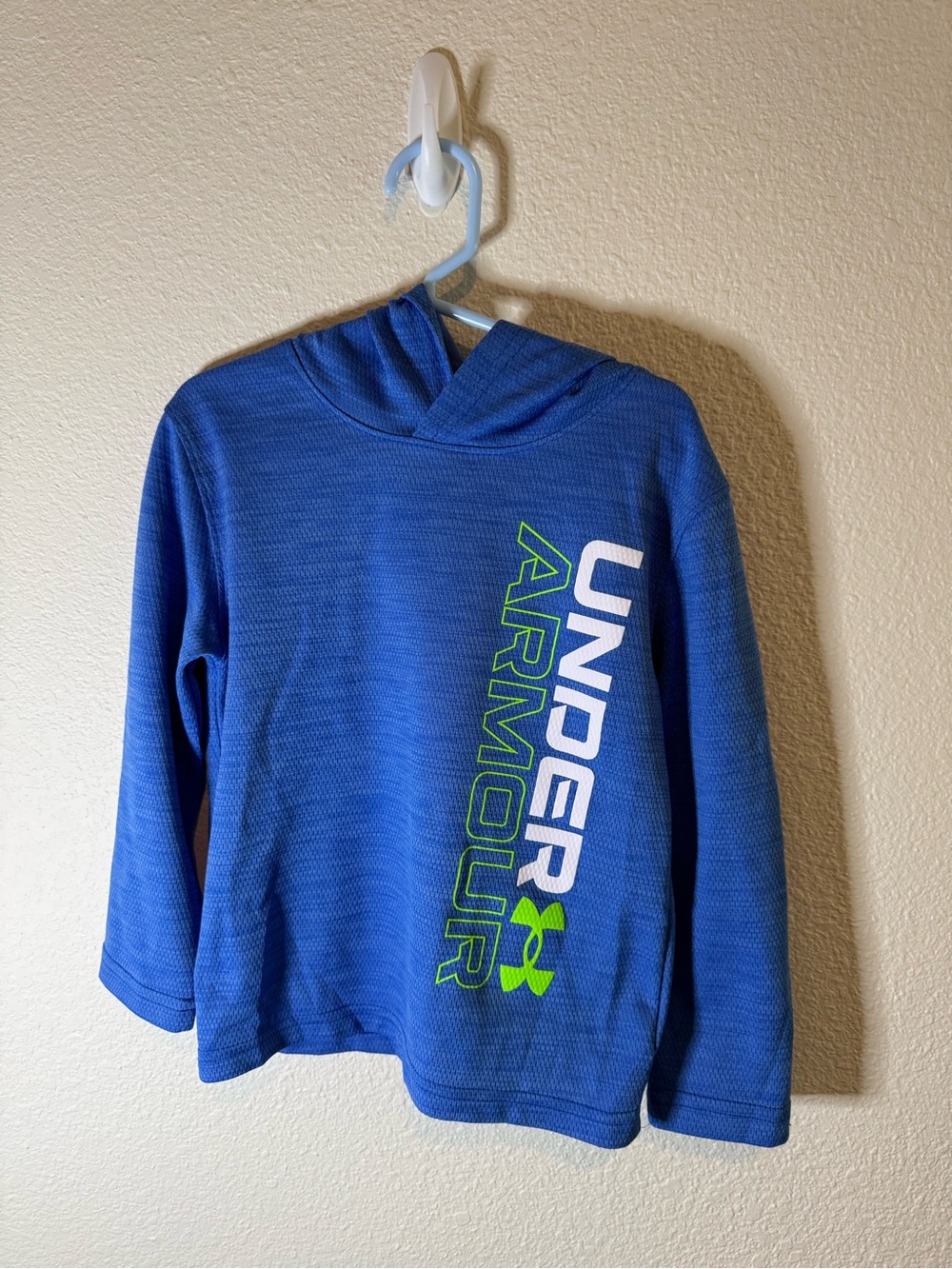 Under Armour Kids' Blue Hooded Performance Top